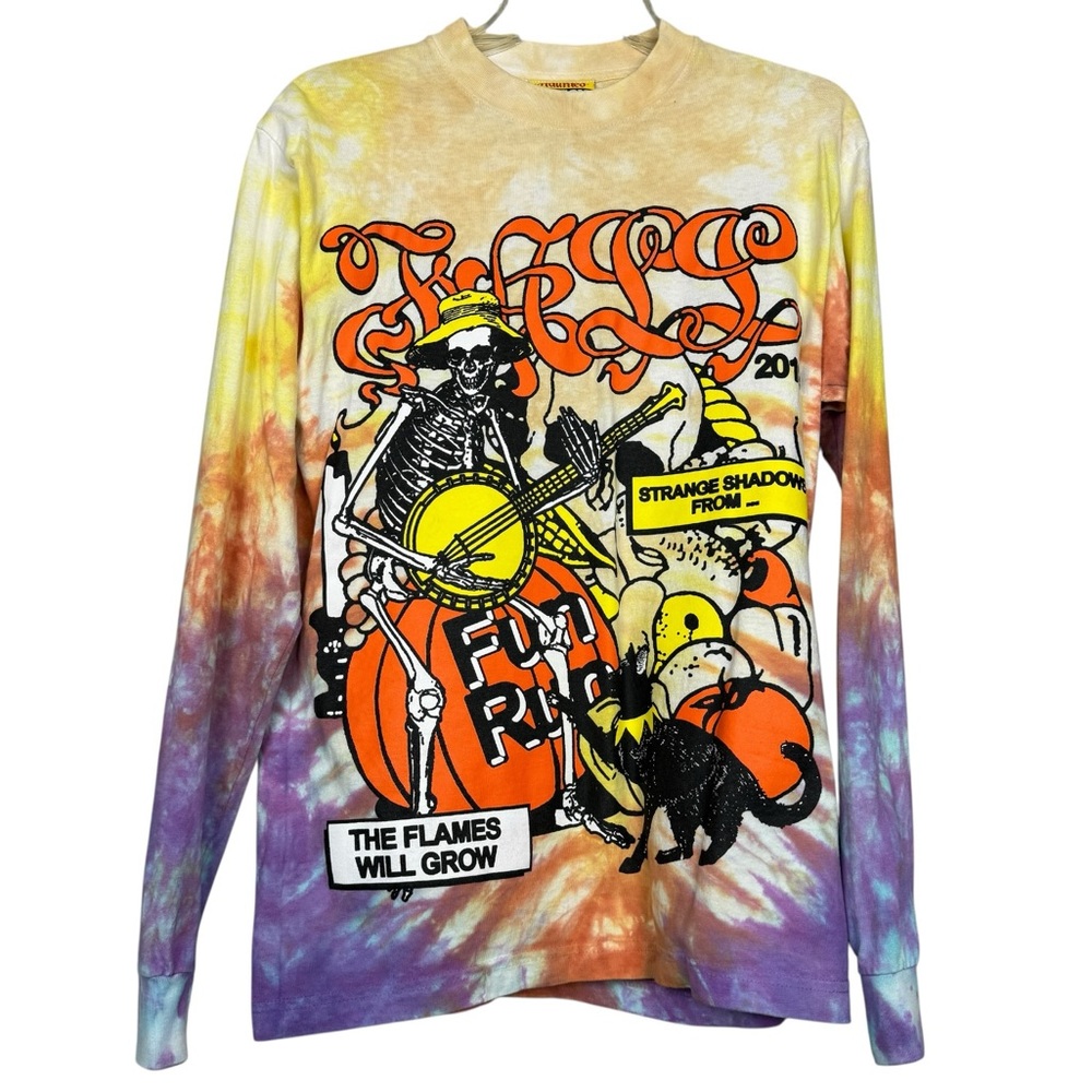 Online Ceramics Haunted Wagon Transportation Long Sleeve Tee